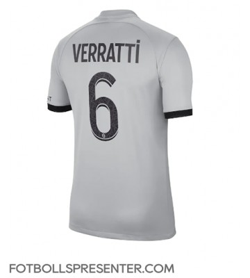 Paris Saint-Germain Marco Verratti #6 Borta Matchtröja 2022-23 Kortärmad
